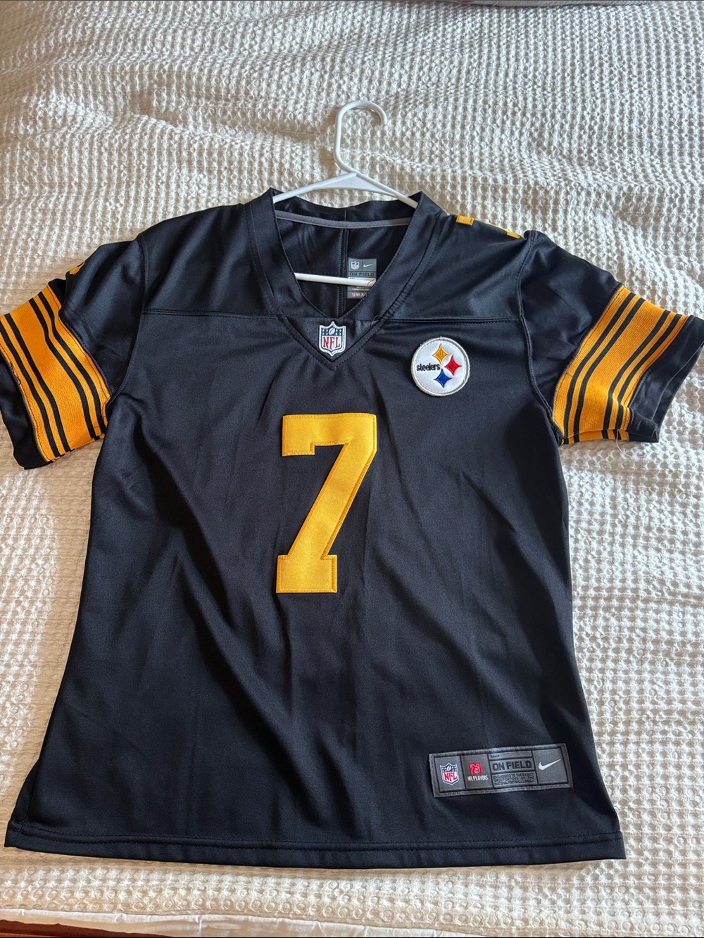 Nike Color Rush Steelers Football Jersey #7